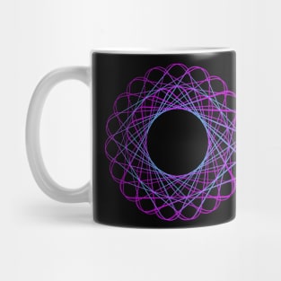 Geometric Abstract ,Shapes ,Artwork, Creative Design, Retro Neon Design, Pattern design Mug